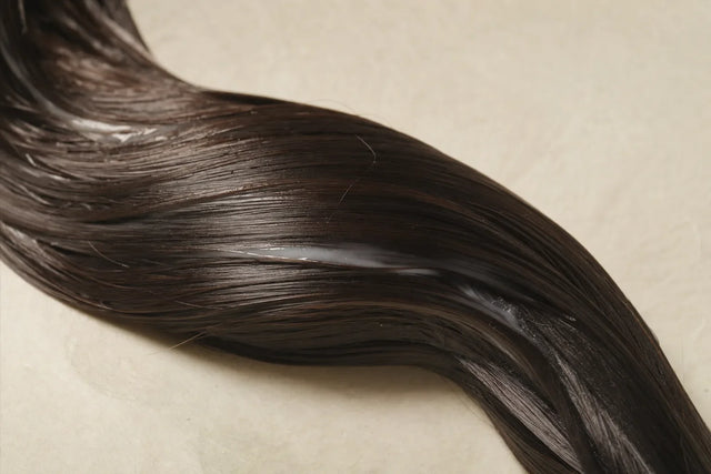 A glossy wave with a leave-in sheen, three-layer leave-in repair.